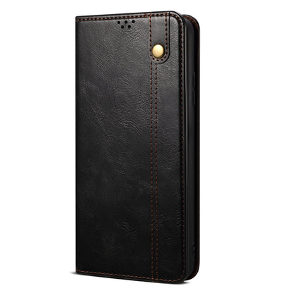 For Huawei P60 Pro / P60 Phone Case Waxy Crazy Horse Texture Stand Wallet Leather Cell Phone Cover