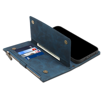 ESEBLE Star Series for Samsung Galaxy M54 5G / F54 5G Phone Stand Case Zipper Pocket Wallet Leather Phone Cover