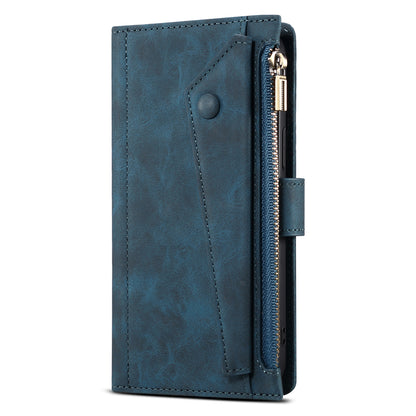 ESEBLE Star Series for Samsung Galaxy M54 5G / F54 5G Phone Stand Case Zipper Pocket Wallet Leather Phone Cover