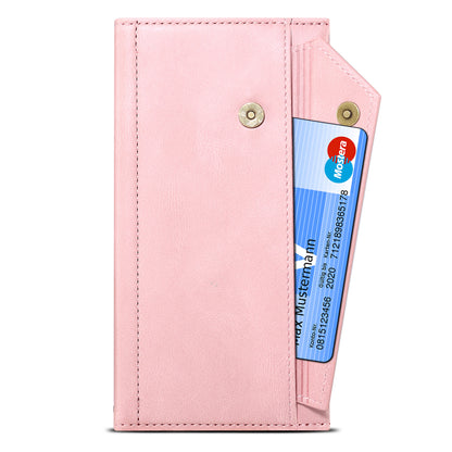 ESEBLE Star Series for Samsung Galaxy M54 5G / F54 5G Phone Stand Case Zipper Pocket Wallet Leather Phone Cover