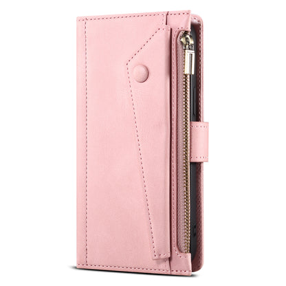 ESEBLE Star Series for Samsung Galaxy M54 5G / F54 5G Phone Stand Case Zipper Pocket Wallet Leather Phone Cover