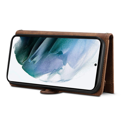 ESEBLE Star Series for Samsung Galaxy M54 5G / F54 5G Phone Stand Case Zipper Pocket Wallet Leather Phone Cover