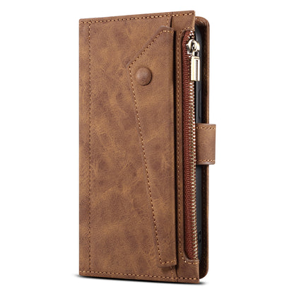 ESEBLE Star Series for Samsung Galaxy M54 5G / F54 5G Phone Stand Case Zipper Pocket Wallet Leather Phone Cover