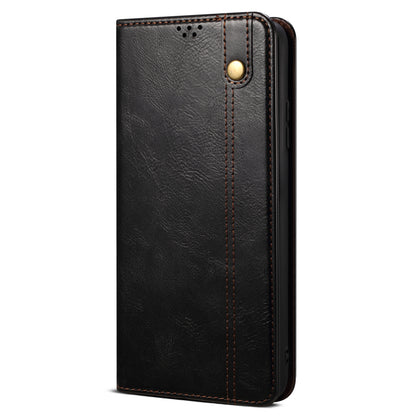 For Samsung Galaxy M54 5G / F54 5G Waxy Crazy Horse Texture Leather Wallet Phone Case Stand Cell Phone Cover