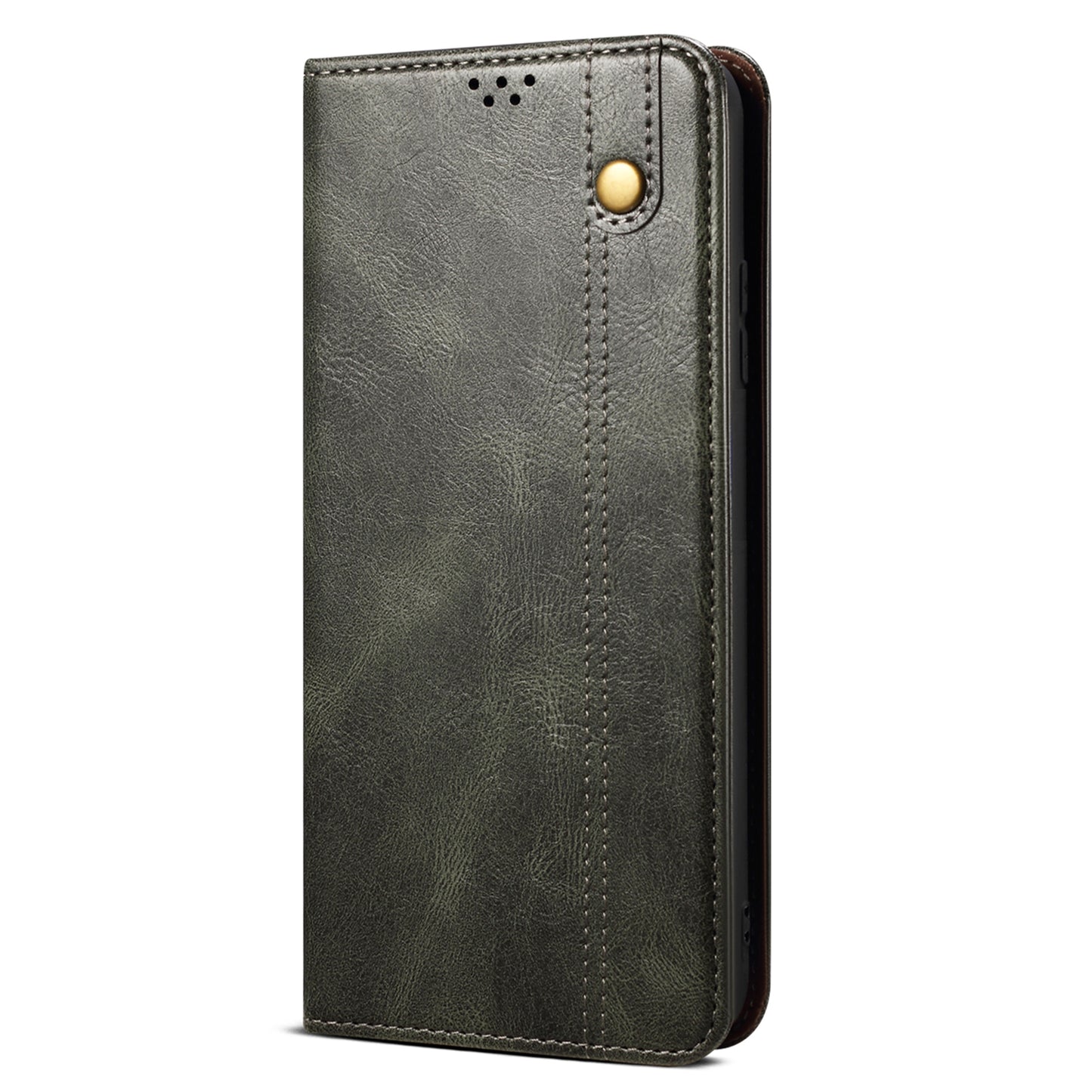 For Samsung Galaxy M54 5G / F54 5G Waxy Crazy Horse Texture Leather Wallet Phone Case Stand Cell Phone Cover