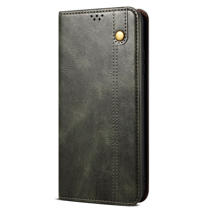 For Samsung Galaxy M54 5G / F54 5G Waxy Crazy Horse Texture Leather Wallet Phone Case Stand Cell Phone Cover