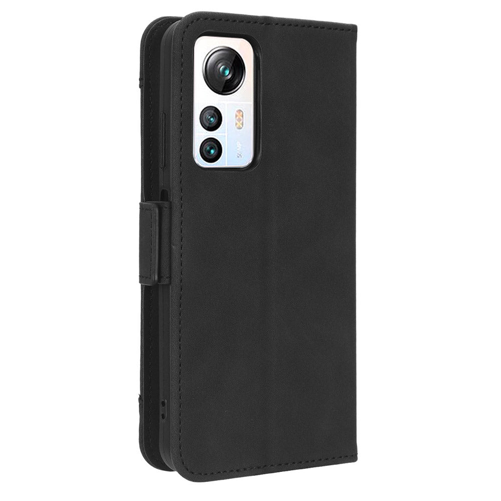 For Blackview A85 Mobile Phone Leather Case Multiple Card Slots Phone Cover with Wallet Stand