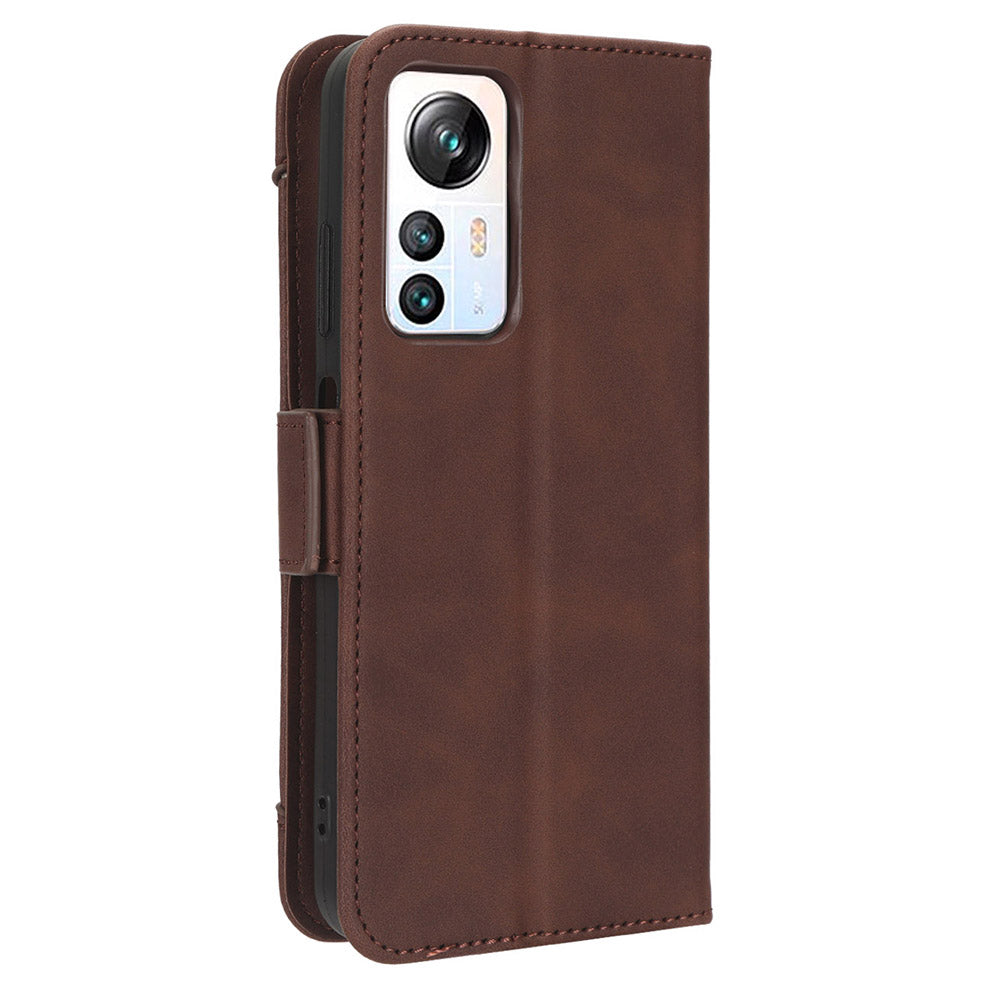 For Blackview A85 Mobile Phone Leather Case Multiple Card Slots Phone Cover with Wallet Stand