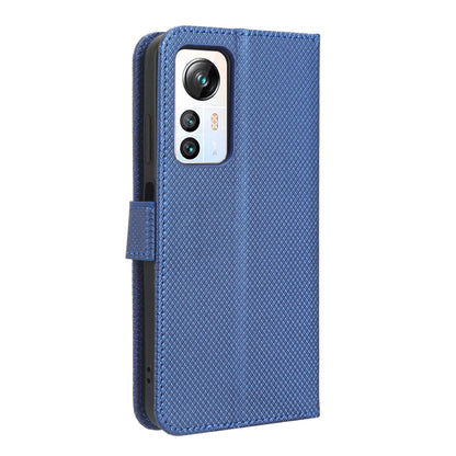 For Blackview A85 Diamond Texture Mobile Phone Cover PU Leather Wallet Stand Phone Case