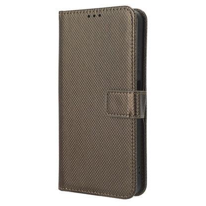 For Blackview A85 Diamond Texture Mobile Phone Cover PU Leather Wallet Stand Phone Case