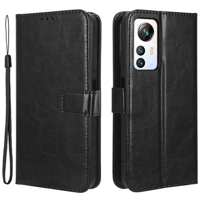 For Blackview A85 Crazy Horse Texture Wallet Phone Case PU Leather Phone Stand Cover
