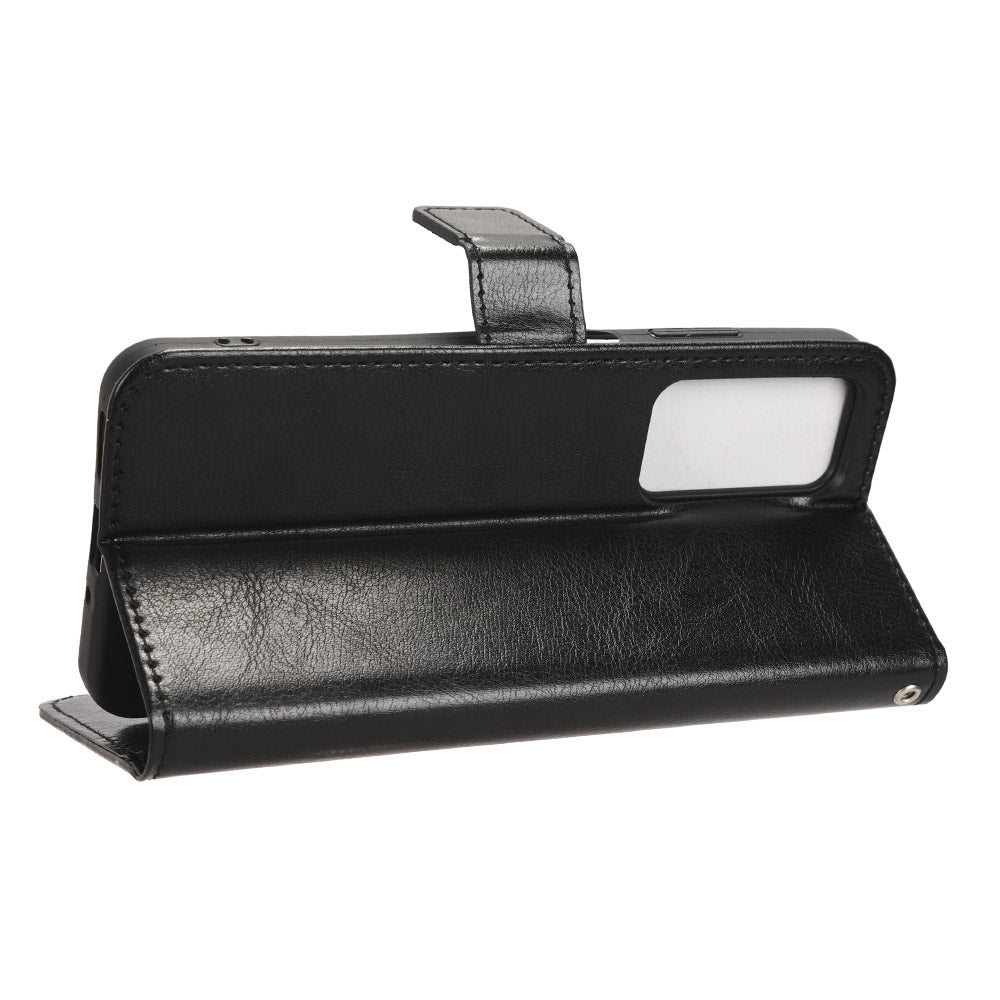 For Blackview A85 Crazy Horse Texture Wallet Phone Case PU Leather Phone Stand Cover