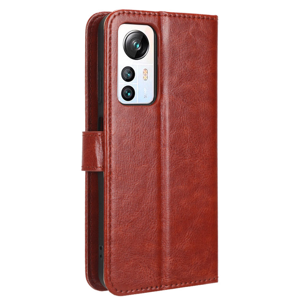 For Blackview A85 Crazy Horse Texture Wallet Phone Case PU Leather Phone Stand Cover