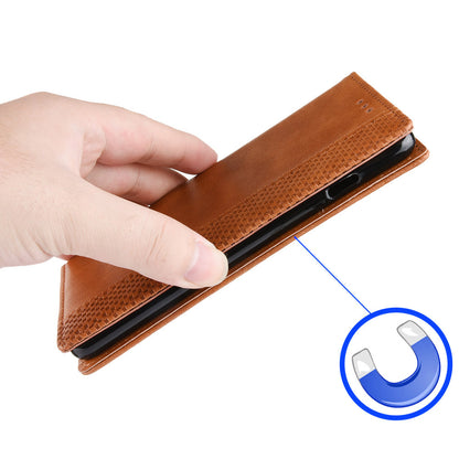 For Itel A18 Wallet Phone Case Retro PU Leather TPU Phone Cover with Stand
