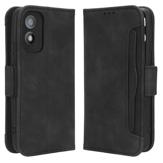 For Itel A18 Multiple Card Slots Phone Case PU Leather Stand Wallet Phone Cover