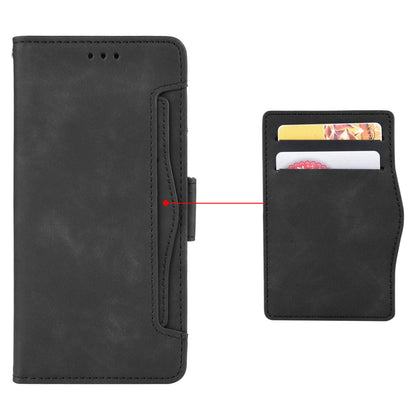 For Itel A18 Multiple Card Slots Phone Case PU Leather Stand Wallet Phone Cover