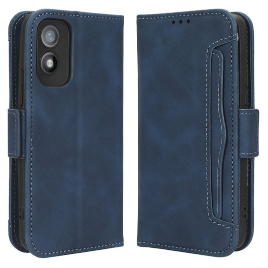 For Itel A18 Multiple Card Slots Phone Case PU Leather Stand Wallet Phone Cover