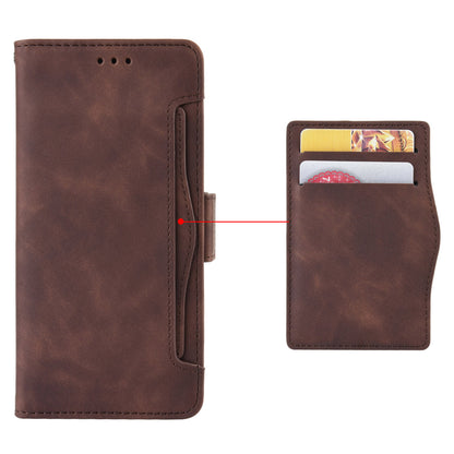 For Itel A18 Multiple Card Slots Phone Case PU Leather Stand Wallet Phone Cover