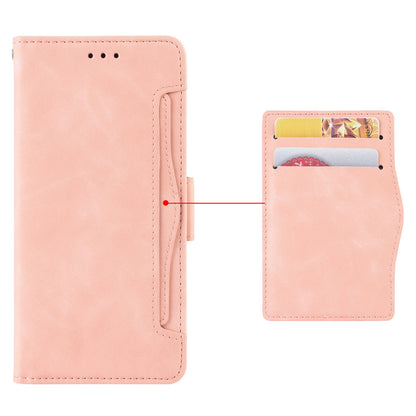 For Itel A18 Multiple Card Slots Phone Case PU Leather Stand Wallet Phone Cover
