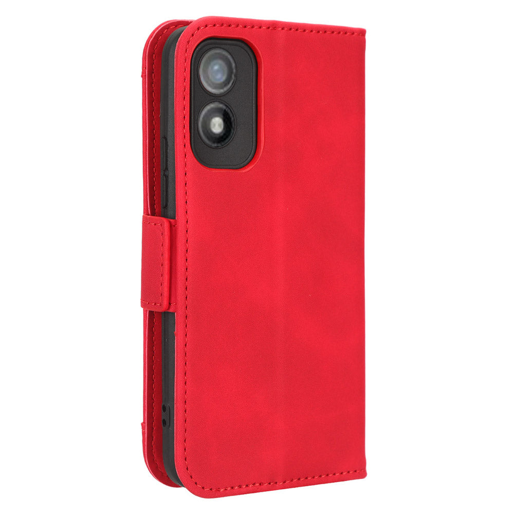 For Itel A18 Multiple Card Slots Phone Case PU Leather Stand Wallet Phone Cover