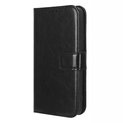 For Itel A18 Crazy Horse Texture Wallet Case PU Leather Stand Folio Flip Phone Cover