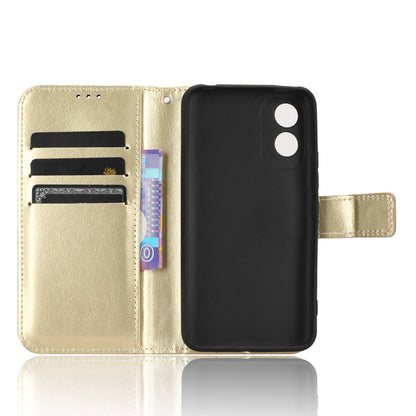 For Itel A18 Crazy Horse Texture Wallet Case PU Leather Stand Folio Flip Phone Cover