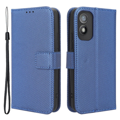 Shockproof Case for Itel A18 PU Leather Mobile Folio Flip Cover Wallet Phone Case with Stand