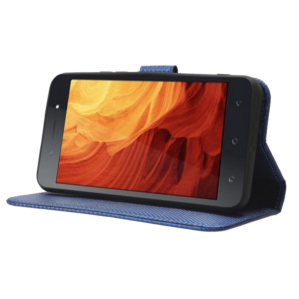 Shockproof Case for Itel A18 PU Leather Mobile Folio Flip Cover Wallet Phone Case with Stand