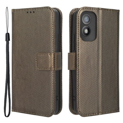 Shockproof Case for Itel A18 PU Leather Mobile Folio Flip Cover Wallet Phone Case with Stand