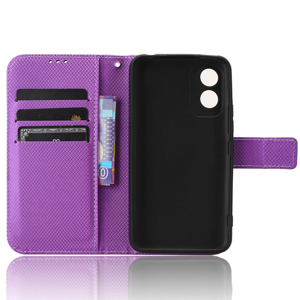 Shockproof Case for Itel A18 PU Leather Mobile Folio Flip Cover Wallet Phone Case with Stand
