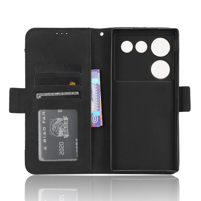 Wallet Phone Case for ZTE nubia Z50 Ultra Multiple Card Slots Phone Shell PU Leather Stand Cover