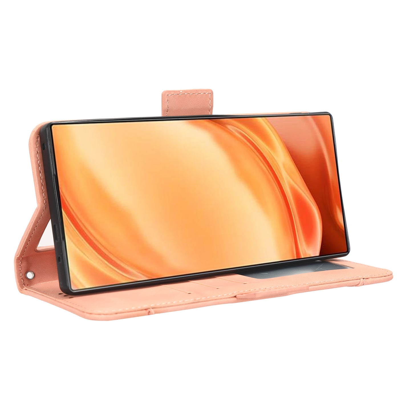 Wallet Phone Case for ZTE nubia Z50 Ultra Multiple Card Slots Phone Shell PU Leather Stand Cover