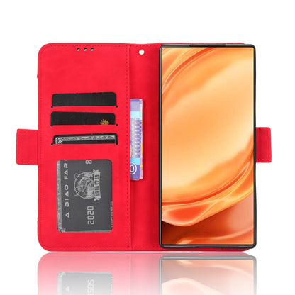Wallet Phone Case for ZTE nubia Z50 Ultra Multiple Card Slots Phone Shell PU Leather Stand Cover
