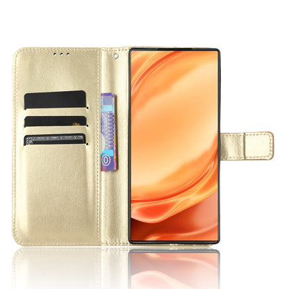 For ZTE nubia Z50 Ultra Wallet Phone Case Crazy Horse Texture PU Leather Folio Flip Cover with Stand