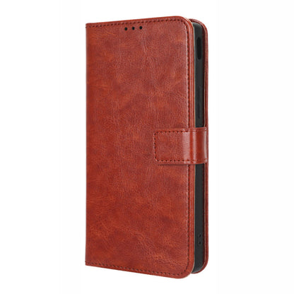 For ZTE nubia Z50 Ultra Wallet Phone Case Crazy Horse Texture PU Leather Folio Flip Cover with Stand