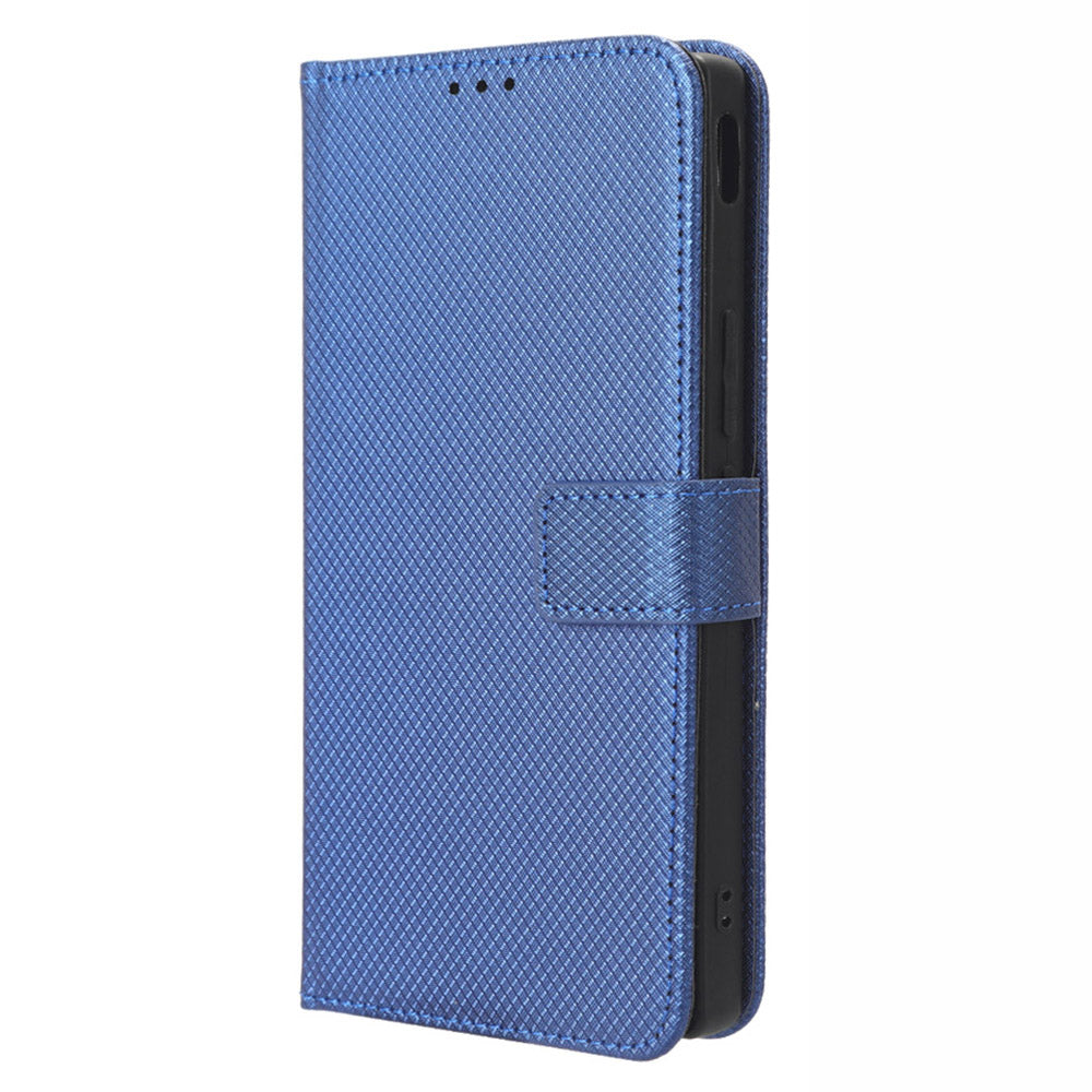 For ZTE nubia Z50 Ultra Wallet Phone Case Diamond Texture Mobile Phone Shell PU Leather Stand Cover