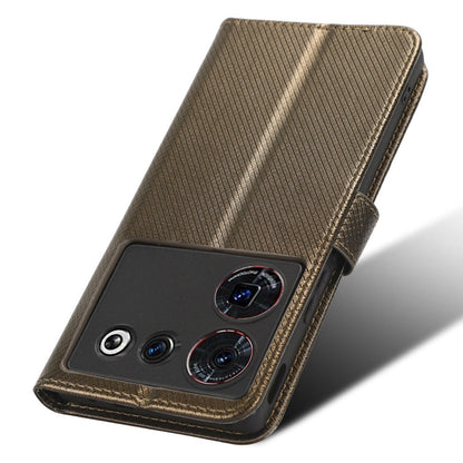 For ZTE nubia Z50 Ultra Wallet Phone Case Diamond Texture Mobile Phone Shell PU Leather Stand Cover