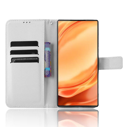 For ZTE nubia Z50 Ultra Wallet Phone Case Diamond Texture Mobile Phone Shell PU Leather Stand Cover