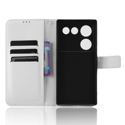 For ZTE nubia Z50 Ultra Wallet Phone Case Diamond Texture Mobile Phone Shell PU Leather Stand Cover