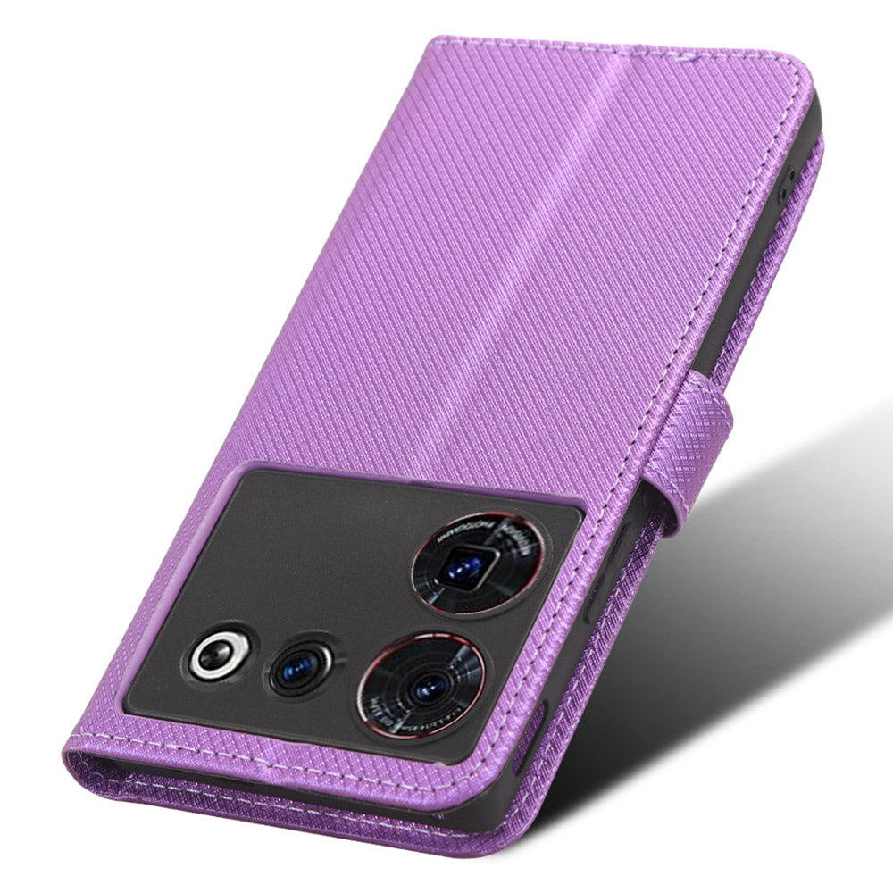 For ZTE nubia Z50 Ultra Wallet Phone Case Diamond Texture Mobile Phone Shell PU Leather Stand Cover