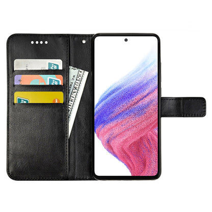 For Samsung Galaxy A24 4G PU Leather Wallet Case Pattern Printing Stand Phone Cover with Strap