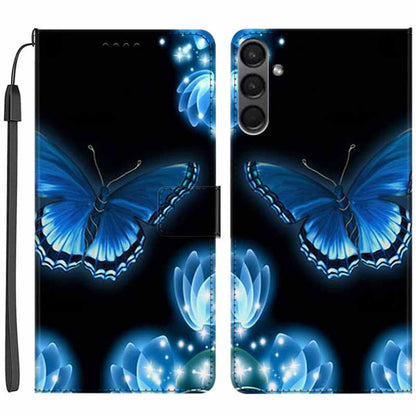 For Samsung Galaxy A24 4G PU Leather Wallet Case Pattern Printing Stand Phone Cover with Strap