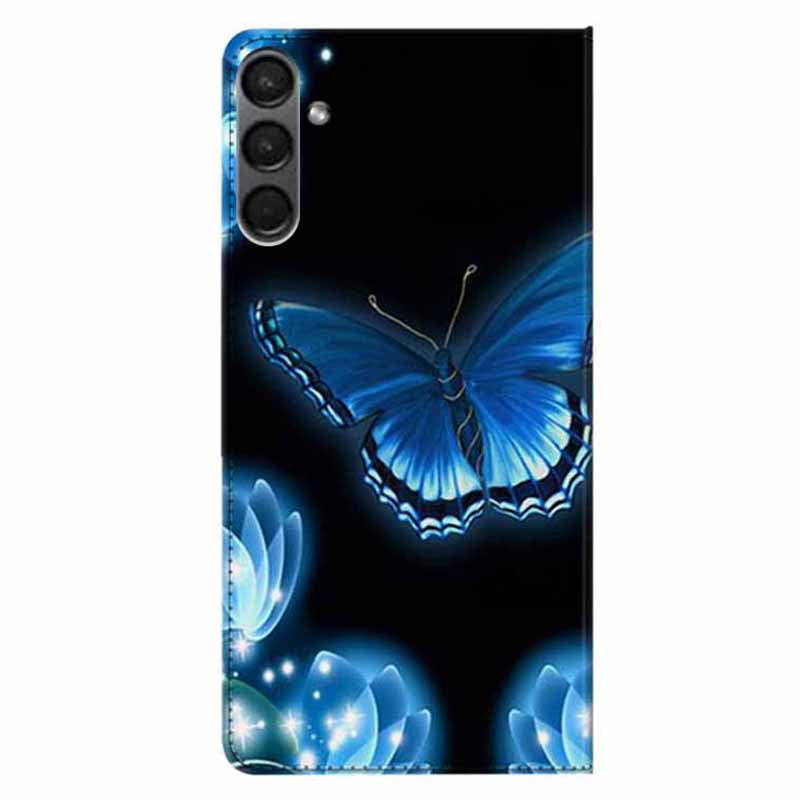 For Samsung Galaxy A24 4G PU Leather Wallet Case Pattern Printing Stand Phone Cover with Strap