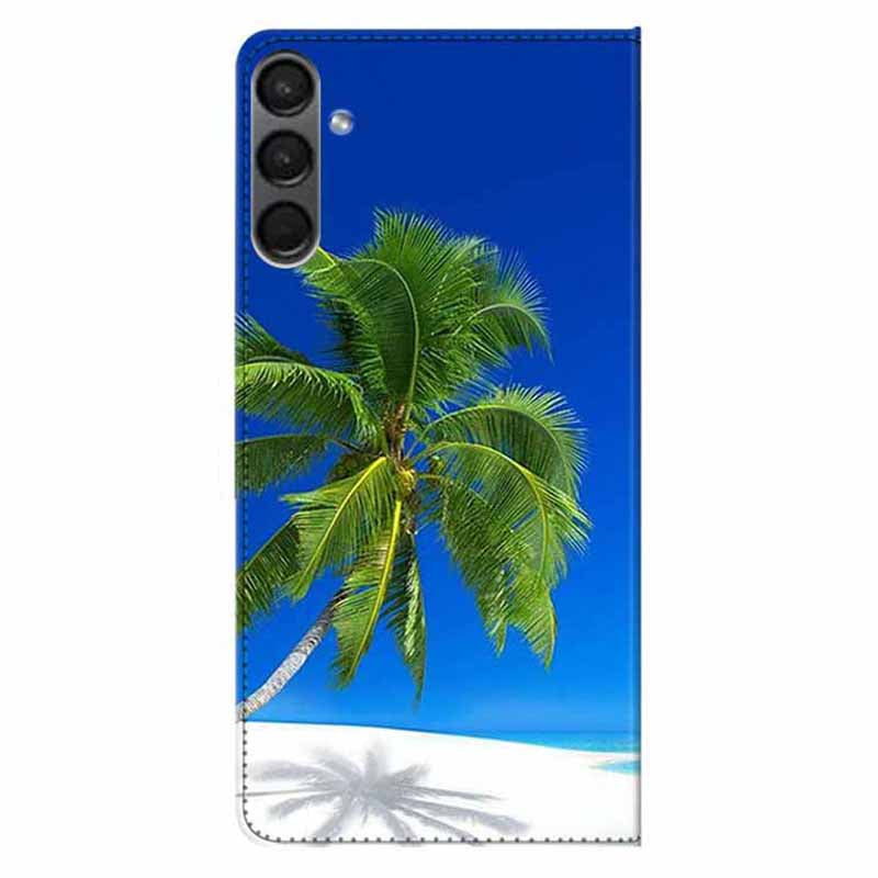 For Samsung Galaxy A24 4G PU Leather Wallet Case Pattern Printing Stand Phone Cover with Strap
