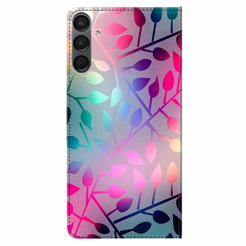 For Samsung Galaxy A24 4G PU Leather Wallet Case Pattern Printing Stand Phone Cover with Strap