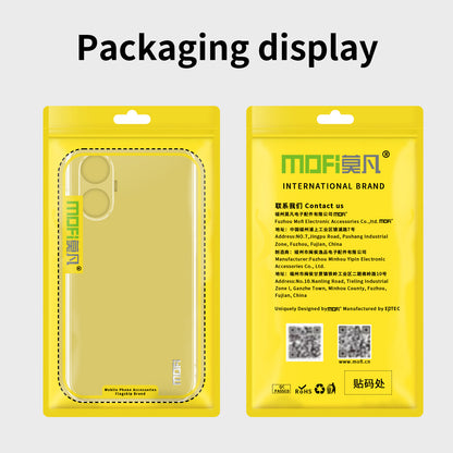MOFI For Realme C55 Shockproof Transparent Back Shell Case Soft TPU Phone Cover