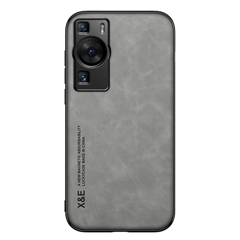 X&E For Huawei P60 Anti-scratch Skin-touch Phone Case PU Leather TPU PC Cover