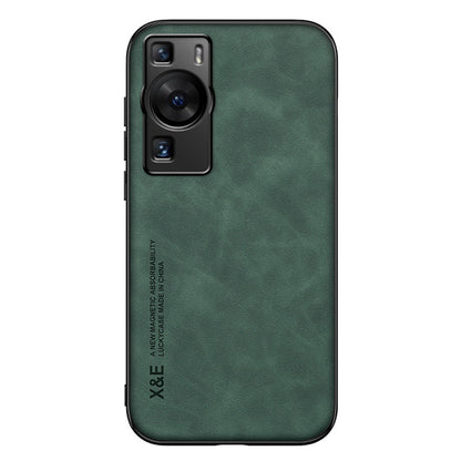 X&E For Huawei P60 Anti-scratch Skin-touch Phone Case PU Leather TPU PC Cover