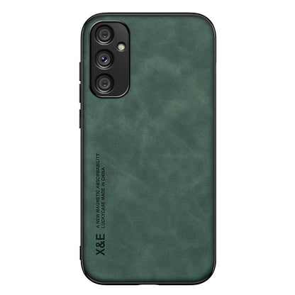 X&E For Samsung Galaxy A34 5G Mobile Phone Case Skin-touch PU Leather Coated TPU+PC Phone Cover