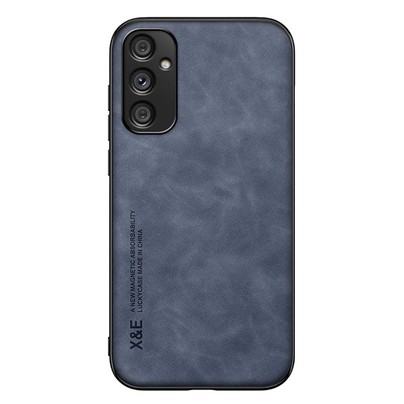 X&E For Samsung Galaxy A34 5G Mobile Phone Case Skin-touch PU Leather Coated TPU+PC Phone Cover